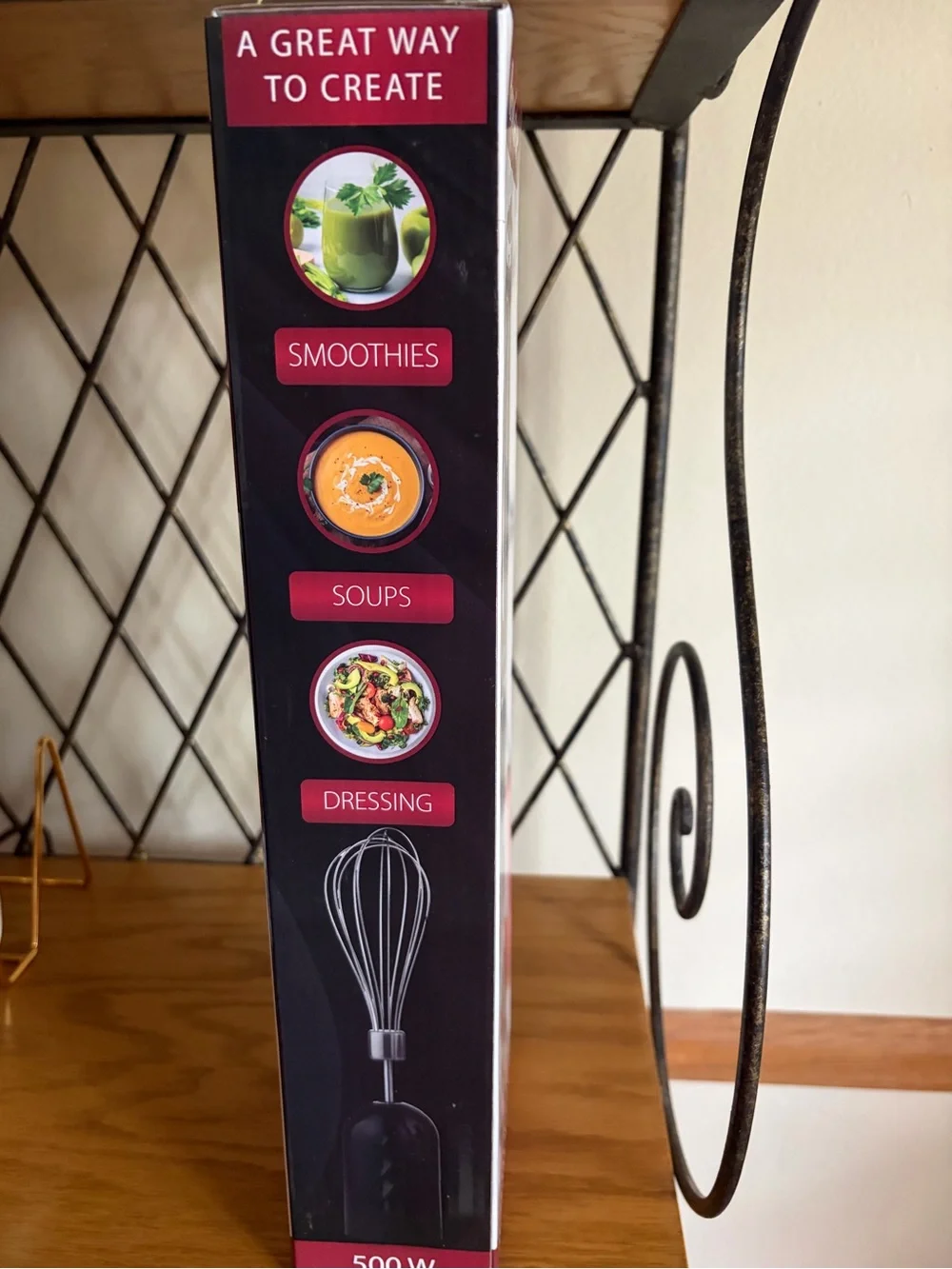 Brookstone 500W Immersion Blender Nwt